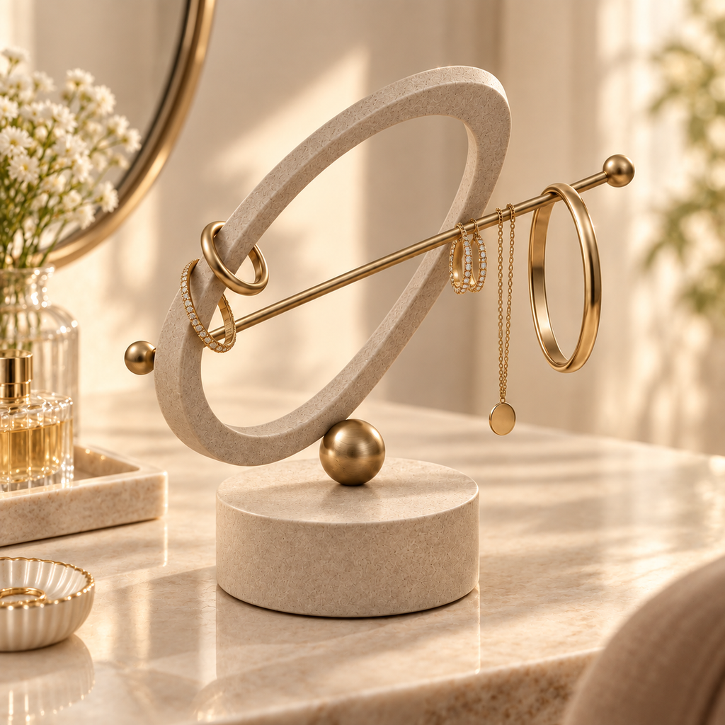 UPETTO™ Orbit Kinetic Jewelry Stand & Display Organizer