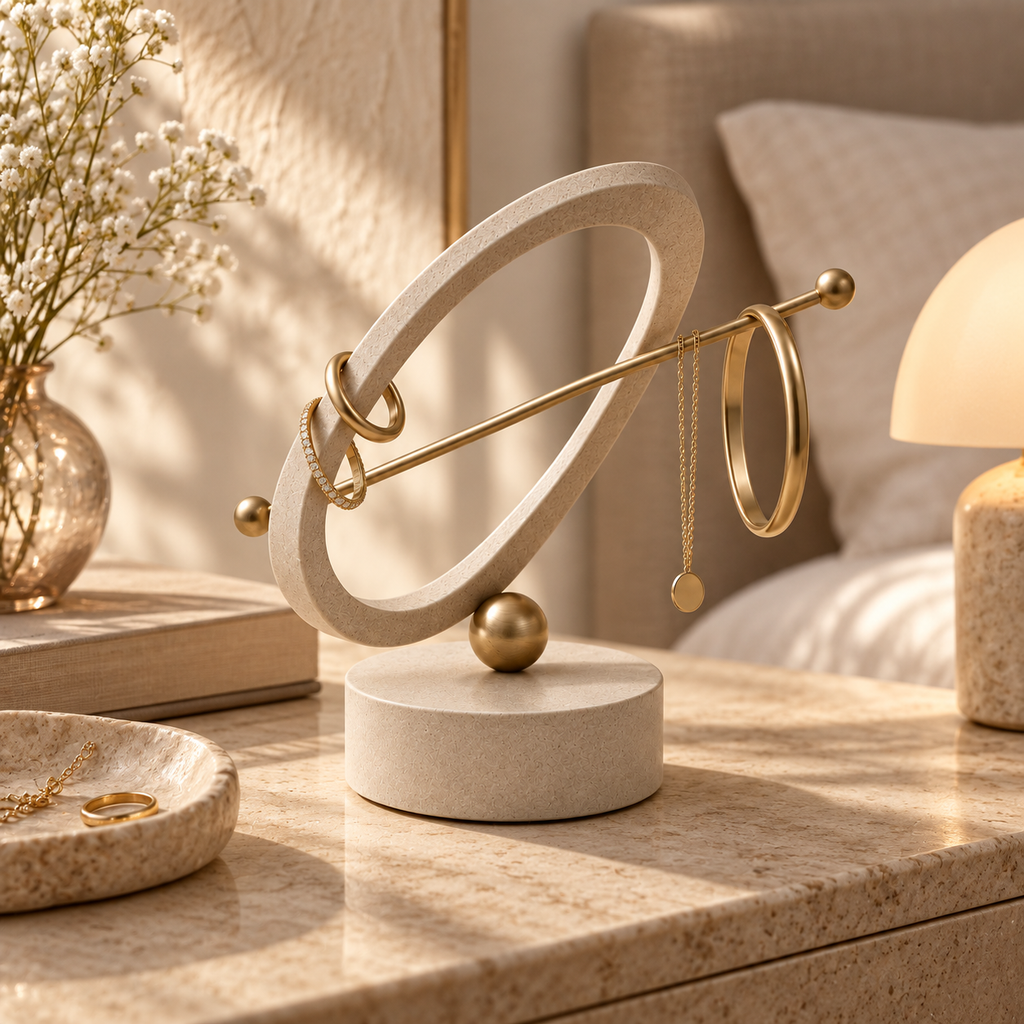 UPETTO™ Orbit Kinetic Jewelry Stand & Display Organizer